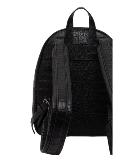Borsa donna Love Moschino zaino stampa croco embossed nero B27MO34 JC4037PP1PLF1000