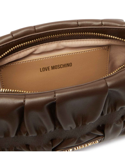 Borsa donna Love Moschino a spalla in ecopelle marrone B27MO38 JC4089PP1PLU0300