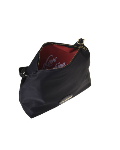 Borsa donna Love Moschino a spalla nylon nero B27MO37 JC4071PP1PLM100A