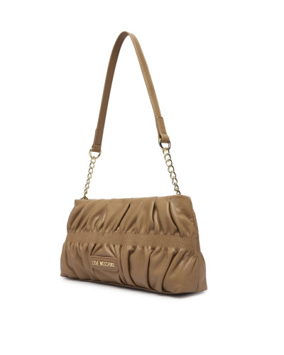 Borsa donna Love Moschino a spalla in ecopelle sabbia B27MO43 JC4089PP1PLU0105