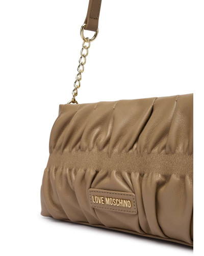 Borsa donna Love Moschino a spalla in ecopelle sabbia B27MO43 JC4089PP1PLU0105