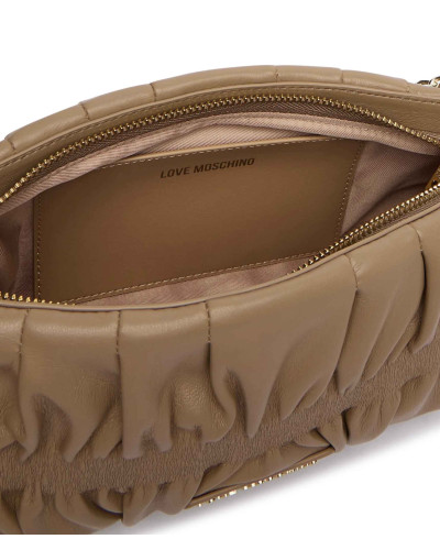 Borsa donna Love Moschino a spalla in ecopelle sabbia B27MO43 JC4089PP1PLU0105