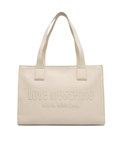 Borsa Love Moschino shopper in ecopelle avorio B27MO47 JC4045PP1OLE0110