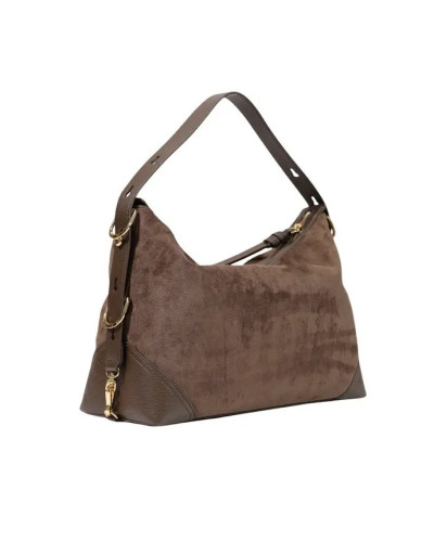 Borsa donna a mano/ spalla Love Moschino velour marrone B27MO53 JC4090PP1PLD130A