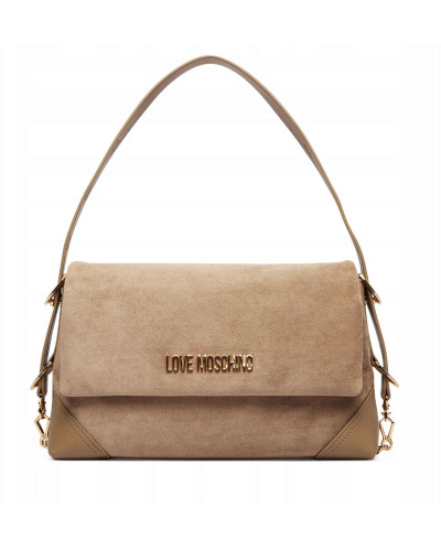 Borsa donna a mano/ spalla Love Moschino velour sabbia B27MO57 JC4092PP1PLD110A