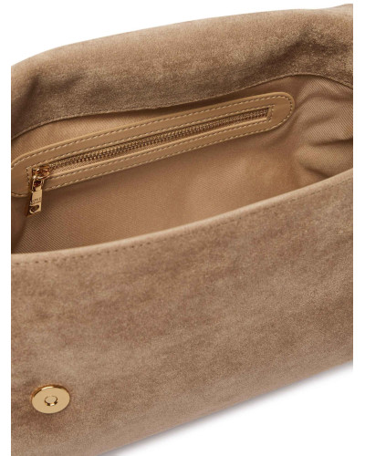 Borsa donna a mano/ spalla Love Moschino velour sabbia B27MO57 JC4092PP1PLD110A