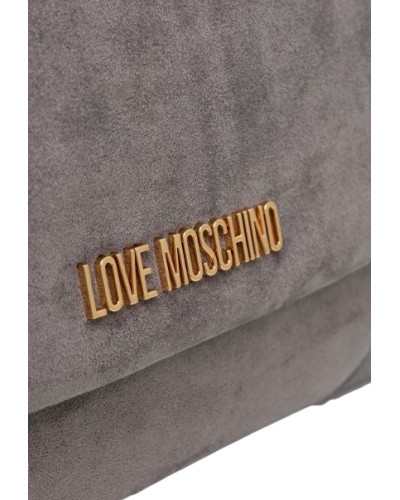 Borsa donna a mano/ spalla Love Moschino velour grigio B27MO58 JC4092PP1PLD101A