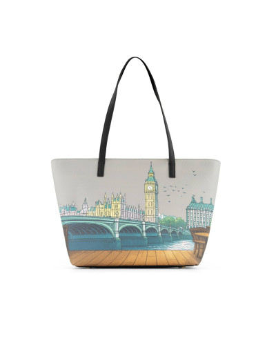 Borsa a spalla Braccialini Cartoline Londra B27BR09 B19164