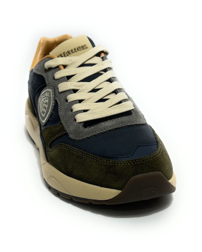 Sneaker uomo Blauer Ozark01 military/ navy U27BU04 F6OZARK01/NUS