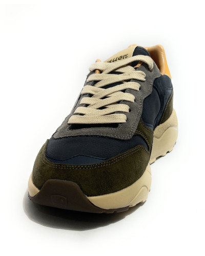 Sneaker uomo Blauer Ozark01 military/ navy U27BU04 F6OZARK01/NUS