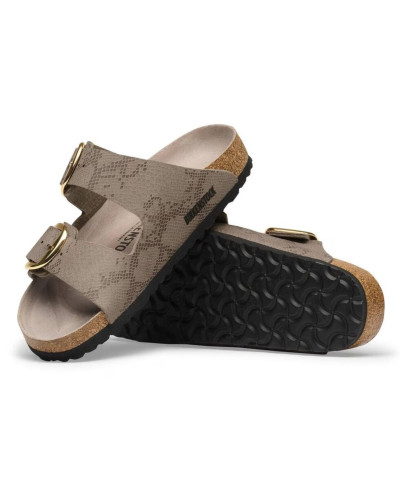 Sandalo donna Birkenstock Arizona Big Buckle python gray taupe D27BI01 1032891