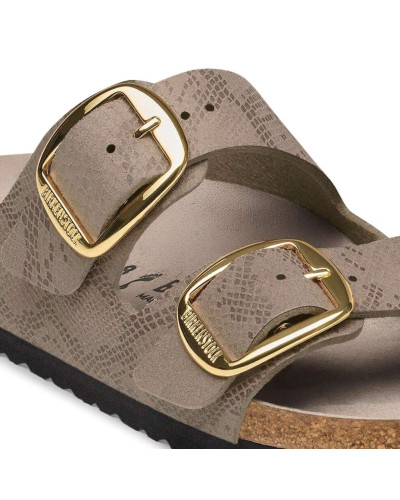 Sandalo donna Birkenstock Arizona Big Buckle python gray taupe D27BI01 1032891