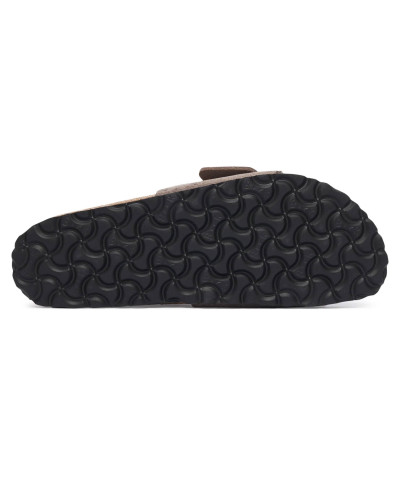 Sandalo donna Birkenstock Madrid Big Buckle animalier gray buckle D27BI03 1032935