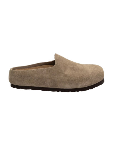 Scarpe donna sabot Birkenstock Amsterdam Wrapped taupe D27BI02 1032550