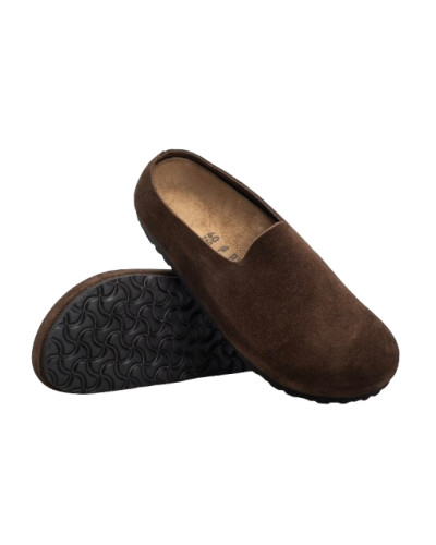 Scarpe donna sabot Birkenstock Amsterdam Wrapped carafe D27BI04 1032552