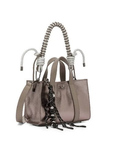 Borsa donna Sun 68 a mano/ tracolla mini bag ecopelle metallic acciaio B27SU04 Y46215