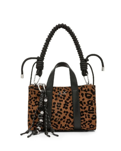Borsa donna Sun 68 Shopping mini bag animalier cacao/nero 7111 B27SU08 Y46241