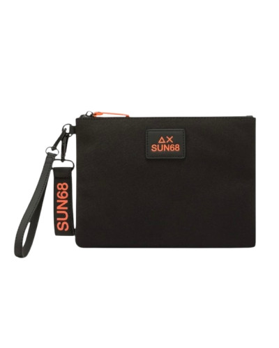 Borsa uomo pochette everyday in nylon Sun 68 nero B27SU11 Y46104