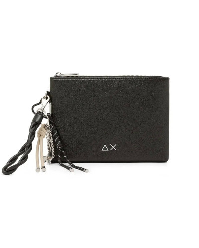 Borsa donna Sun 68 Pochette glitter nero B27SU15 Y46230