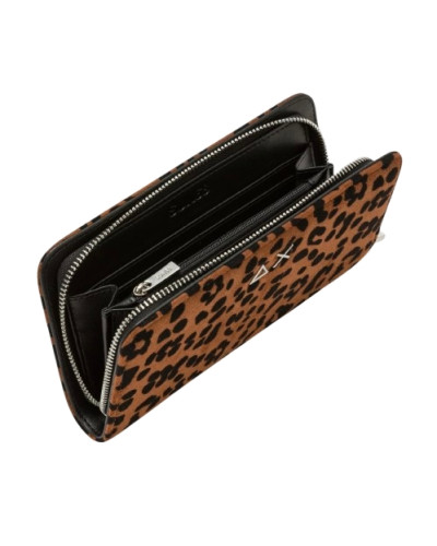 Portafoglio donna Sun 68 wallet bag animalier cacao/nero A27SU02 Y46237