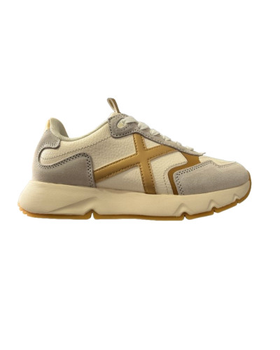 Sneaker donna Munich Mamba 16 bianco/ oro D27MU04 4191016