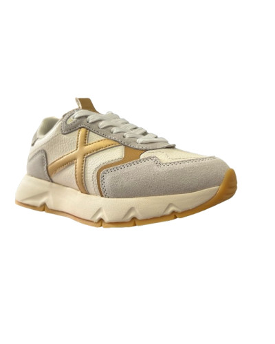 Sneaker donna Munich Mamba 16 bianco/ oro D27MU04 4191016