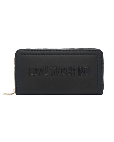 Portafoglio donna Love Moschino zip around nero A27MO13 JC5500PP1PLE0000