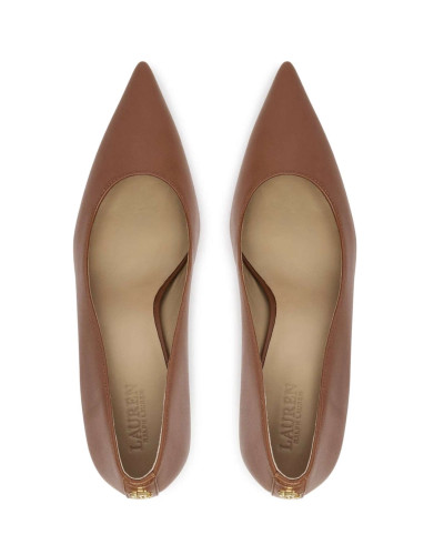 Scarpe donna Lauren Ralph Lauren Decolletè Lanette suede lauren tan D27RL08 802P09031002