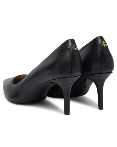 Scarpe donna Lauren Ralph Lauren Decolletè Lanette suede black D27RL09 802P09031001