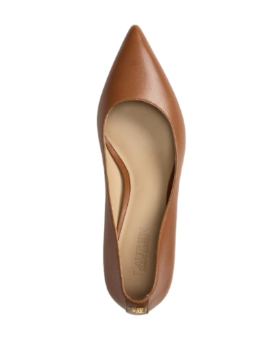 Scarpe donna Lauren Ralph Lauren Decolletè Adrienne suede lauren tan D27RL10 802P09030002