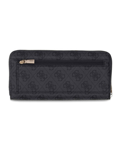 Portafoglio donna Guess zip around Yvonne SLG coal logo A27GU38 SG2378146