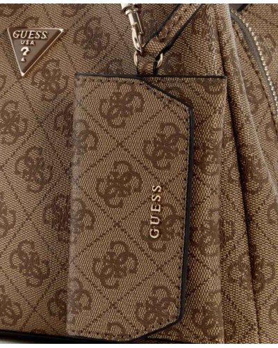 Borsa donna Guess a mano/spalla Lorella latte logo B27GU145 SG248422