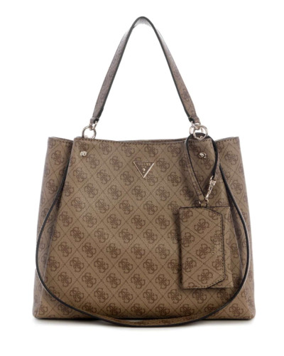 Borsa donna Guess a mano/spalla Lorella latte logo B27GU152 SG248423
