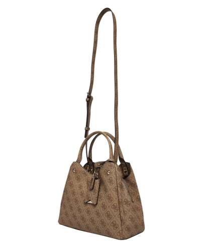 Borsa donna Guess a mano/spalla Lorella latte logo B27GU152 SG248423