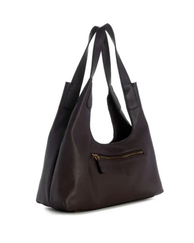 Borsa donna Guess a spalla Sunset small hobo brown B27GU157 BB231401