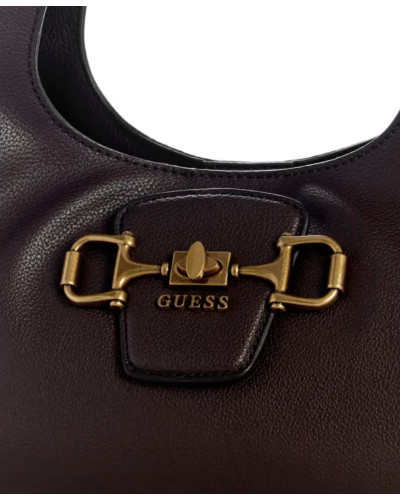 Borsa donna Guess a spalla Sunset small hobo brown B27GU157 BB231401