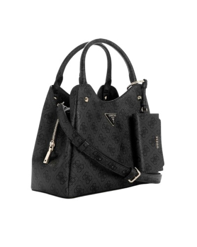Borsa donna Guess a mano/spalla Lorella coal logo B27GU158 SG248422