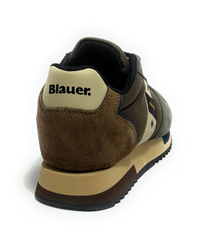 Scarpe Blauer sneaker Queens brown/ military U27BU08 F6QUEENS01/WAX