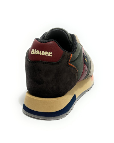 Scarpe Blauer sneaker Queens green/ taupe U27BU09 F6QUEENS01/WAX