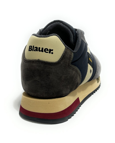 Scarpe Blauer sneaker Queens navy/ taupe U27BU10 F6QUEENS01/WAX