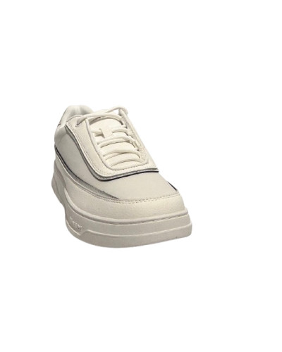 Scarpe uomo Blauer sneaker in pelle bianco U27BU13 F6BYRAM12/LEA