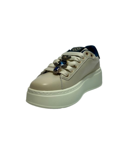 Sneaker donna Gold&gold beige/blu D27GG12 GB1093-1