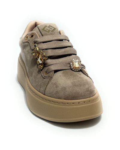 Sneaker donna Gold&gold moro c. D27GG14 GB1093-1