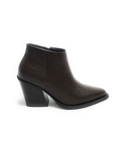 Scarpe donna Gold&gold tronchetto tc 70 ecopelle caffe D27GG17 GU328