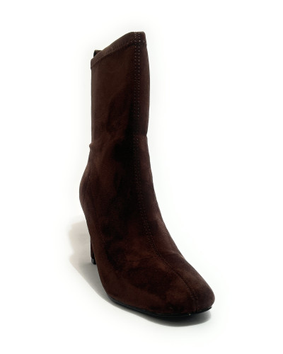 Scarpe donna Gold&gold stivaletto TC75 ecopelle scamosciata marrone D27GG18 GY488