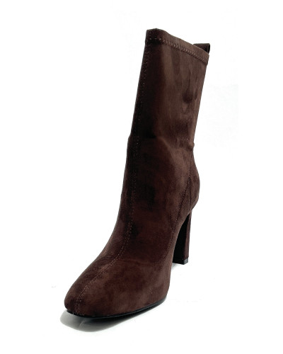 Scarpe donna Gold&gold stivaletto TC75 ecopelle scamosciata marrone D27GG18 GY488