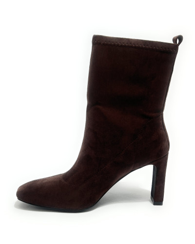Scarpe donna Gold&gold stivaletto TC75 ecopelle scamosciata marrone D27GG18 GY488