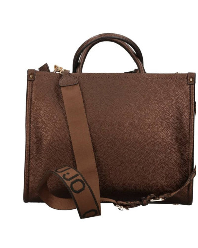 Borsa donna Liu-jo M Tote Ridhi testa di moro B27LJ36 AF6206 ES039 X0782
