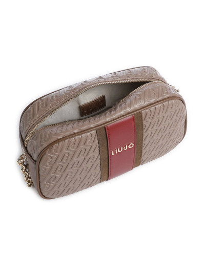 Borsa donna Liu-jo Camera case M Ematite mocha B27LJ44 AF6106 E1141 71409