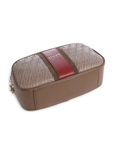 Borsa donna Liu-jo Camera case M Ematite mocha B27LJ44 AF6106 E1141 71409